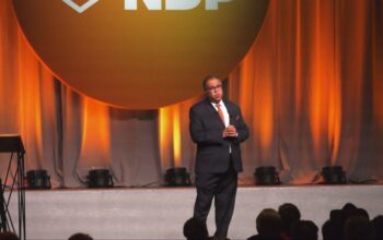 Naheed Nenshi at the Townhall Meeting